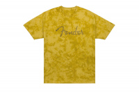 FENDER T-SHIRT SPAGHETTI LOGO TIE-DYE MUSTARD L Футболка