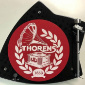 Антистатический мат из войлока Thorens Felt mat, 300мм, красно-белый 2 – techzone.com.ua Антистатический мат из войлока Thorens Felt mat, 300мм, красно-белый 2 – techzone.com.ua