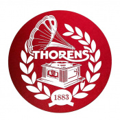 Антистатичний мат з повсті Thorens Felt mat, 300мм, червоно-білий 1 – techzone.com.ua