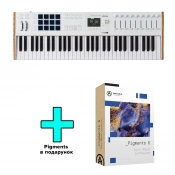 MIDI-клавіатура Arturia KeyLab 61 mk3 (White) + Arturia Pigments 1 – techzone.com.ua