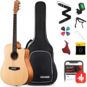 Donner Music DAD-140C 41 Inch Acoustic Guitar EC1250