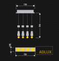 Стельовий світильник ADLUX Easy EP-4 4 – techzone.com.ua