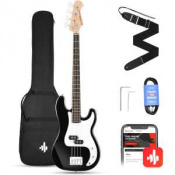 Donner Music DPB-510 Electric Bass Guitar Black EC1228