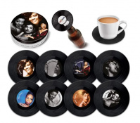 Набор подстаканников Retro Musique Jazz Divas - 8 Pieces Coaster Set With Real Vinyl Coasters 2 – techzone.com.ua Набор подстаканников Retro Musique Jazz Divas - 8 Pieces Coaster Set With Real Vinyl Coasters 2 – techzone.com.ua