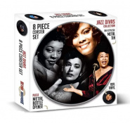 Набір підсклянників Retro Musique Jazz Divas - 8 Pieces Coaster Set With Real Vinyl Coasters 5 – techzone.com.ua Набір підсклянників Retro Musique Jazz Divas - 8 Pieces Coaster Set With Real Vinyl Coasters 5 – techzone.com.ua