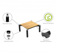 Стійка під Hi-Fi Norstone Spider 1 Black-Bamboo 2 – techzone.com.ua Стійка під Hi-Fi Norstone Spider 1 Black-Bamboo 2 – techzone.com.ua