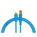 Кабель DJ Tech Tools Chroma Cables USB-A Blue (straight) 1 – techzone.com.ua