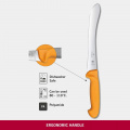 Ніж м'ясника Victorinox SWIBO 21см жовтий 5.8426.21 2 – techzone.com.ua