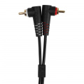 Кабель UDG Set RCA Straight-RCA Angled Black 3m (U97005BL) 2 – techzone.com.ua