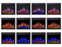 Електрокамін ArtiFlame Monferrato AF24 білий (3D-ефект полум’я, LED-підсвічування, обігрів) 4 – techzone.com.ua