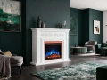 Електрокамін ArtiFlame Monferrato AF24 білий (3D-ефект полум’я, LED-підсвічування, обігрів) 11 – techzone.com.ua