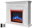 Електрокамін ArtiFlame Monferrato AF24 білий (3D-ефект полум’я, LED-підсвічування, обігрів) 3 – techzone.com.ua