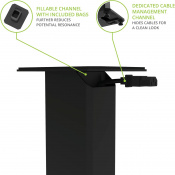 Стіки для акустики Kanto SX26 Black 3 – techzone.com.ua Стіки для акустики Kanto SX26 Black 3 – techzone.com.ua