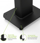 Стіки для акустики Kanto SX26 Black 4 – techzone.com.ua Стіки для акустики Kanto SX26 Black 4 – techzone.com.ua