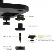 Стіки для акустики Kanto SX26 Black 5 – techzone.com.ua Стіки для акустики Kanto SX26 Black 5 – techzone.com.ua