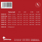 Струны для скрипки Gallistrings OV40LP LOOP END 2 – techzone.com.ua Струны для скрипки Gallistrings OV40LP LOOP END 2 – techzone.com.ua