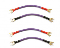 Акустичні джампери Melodika MDSC1501WW Purple Jumper spade plugs 1 – techzone.com.ua