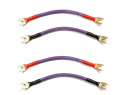 Акустичні джампери Melodika MDSC1501WW Purple Jumper spade plugs 1 – techzone.com.ua