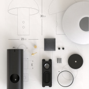 Настольная лампа со встроенным динамиком Jaune Fabrique Piccolo Speaker lamp Black 6 – techzone.com.ua Настольная лампа со встроенным динамиком Jaune Fabrique Piccolo Speaker lamp Black 6 – techzone.com.ua