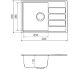 Кухонная мойка Vankor Easy EMP 02.62 Black 4 – techzone.com.ua