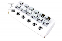 FENDER LOCKING TUNING MACHINES FOR STRATOCASTER/TELECASTER POLISHED CHROME Колки для гитары 8 – techzone.com.ua