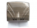 Диспенсер для бумажных полотенец Afacan Plastik 3-сложений чёрный прозрачный пластик ZHA-2 109 3 – techzone.com.ua