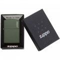 Запальничка Zippo 221 ZL CLASSIC green matte with zippo 3 – techzone.com.ua