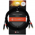 Готовий кабель Clarity 2xRCA-2xRCA-B 5м – techzone.com.ua