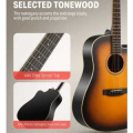 Donner Music Donne Acoustic Guitar Cutaway Sunburst EC1020 3 – techzone.com.ua