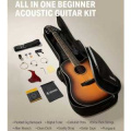 Donner Music Donne Acoustic Guitar Cutaway Sunburst EC1020 4 – techzone.com.ua