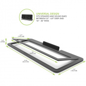 Підставка для саундбару Kanto S10 Black 5 – techzone.com.ua Підставка для саундбару Kanto S10 Black 5 – techzone.com.ua