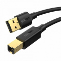 Кабель UGREEN US135 USB-A 2.0 - USB-B 2.0 Cable, 1 m Black 20846 2 – techzone.com.ua