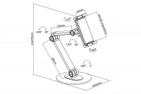 QUIK LOK TST001 Тримач для планшета 11 – techzone.com.ua QUIK LOK TST001 Тримач для планшета 11 – techzone.com.ua