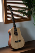 Гітара CORT EARTH MINI E Adirondack (Open Pore) 7 – techzone.com.ua