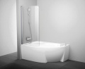 Шторка для ванни Ravak CVSK1 ROSA 160/170 L Білий Transparent 7QLS0100Y1 1 – techzone.com.ua