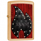 Запальничка Zippo 207G Leather Flame 28832