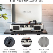 Проигрыватель виниловых пластинок Crosley Cruiser Deluxe White Farmhouse (CR8005DP WF) 8 – techzone.com.ua