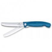 Складаний ніж для пікніка Victorinox Swiss Classic 11см хвил син 6.7832.FC1 2 – techzone.com.ua