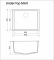 Кухонне миття Granado Under top Max White 6 – techzone.com.ua