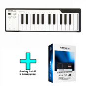 MIDI-клавіатура Arturia MicroLab (Black) + Arturia Analog Lab V 1 – techzone.com.ua