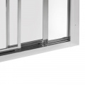 Душевая дверь в нишу Qtap Uniford CRM207.C4 68-71x185 см, стекло Clear 4 мм, покрытие CalcLess 5 – techzone.com.ua