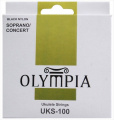 Струны OLYMPIA UKS-100 для укулеле, (сопрано / концерт), черный нейлон – techzone.com.ua