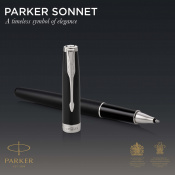 Ручка-роллер Parker SONNET Matte Black CT RB 84 922 5 – techzone.com.ua Ручка-роллер Parker SONNET Matte Black CT RB 84 922 5 – techzone.com.ua