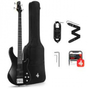 Donner Music DPJ-100 Electric Bass Guitar Black EC1386