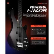 Donner Music DPJ-100 Electric Bass Guitar Black EC1386 3 – techzone.com.ua Donner Music DPJ-100 Electric Bass Guitar Black EC1386 3 – techzone.com.ua