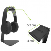 Підставка для навушників Kanto H1 Black 5 – techzone.com.ua Підставка для навушників Kanto H1 Black 5 – techzone.com.ua