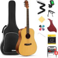 Donner Music Acoustic Guitar 41 Inch Full-size EC983 1 – techzone.com.ua