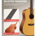 Donner Music Acoustic Guitar 41 Inch Full-size EC983 2 – techzone.com.ua