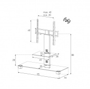 Стійка під телевізор Sonorous PL 2500-B-INX 2 – techzone.com.ua Стійка під телевізор Sonorous PL 2500-B-INX 2 – techzone.com.ua