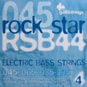 Струны для бас-гитары Galli Rock Star RSB44 (45-105) Nickel Medium